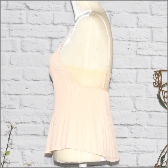 ❣️ESLEY Lacy Pleated Cami #26e03p06a014b2ll10 - Picture 3 of 7